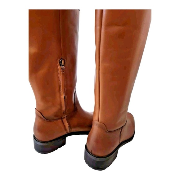 Sam Edelman Drina Leather Knee High Riding Boots in Whiskey NWT - Picture 6 of 7